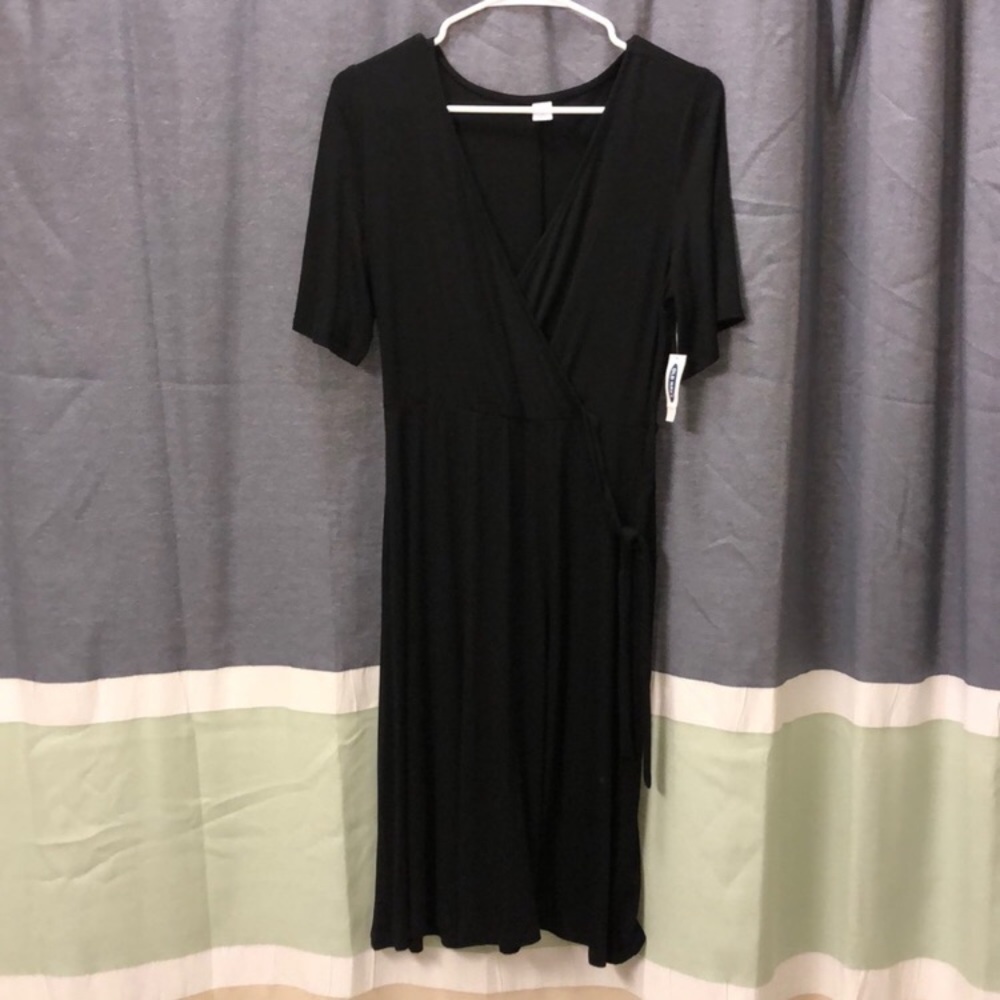 NWT black dress or cover up